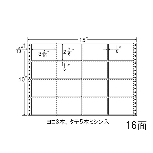 商品詳細表示｜東洋印刷 - ナナフォーム Mﾀｲﾌﾟ MT15K