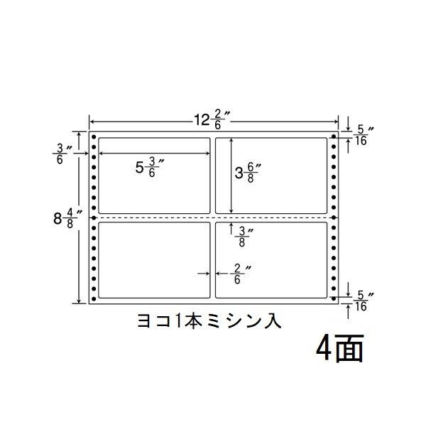 日本ファッション （まとめ買い）M15FY イエロー ナナフォーム カラーシリーズ 6ケース 3000折 ラベル 東洋印刷 プリンター用紙、コピー用紙 